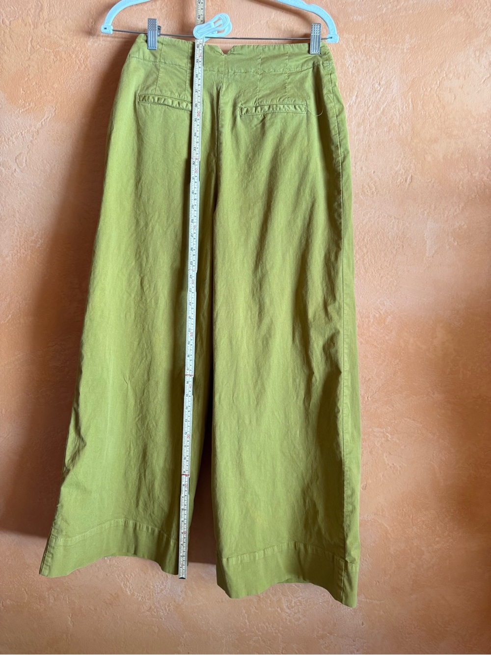 Maeve Anthropologie Olive Wide Leg Pants Pleated High Rise Size 2 - Picture 5 of 10